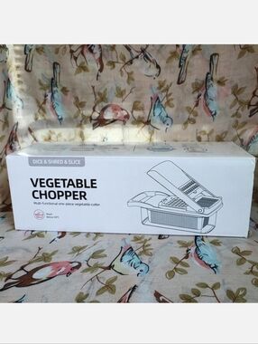 Vegetable Chopper Cutter Shredder Masher Mandoline Slicer Salads Onion Cucumber